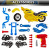 Liberty Imports Kids Take Apart Toys - Build Your Own Motorcycle Vehicle Construction Playset with Tools