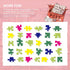 1000 MOMIBOOK Puzzles for Adults Pieces Jigsaw Puzzles of Flowers in Pages, Painting Image Bookstore Bookshop Difficult