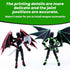 MIGESS T13 Set,Dummy 13,Articulated 13 13,t13 (Assembly Completed) Action Figure Robot with Demon Wings, Titan