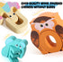 BESTAMTOY 52 3-5, Pieces Matching Game, Wooden Alphabet Animal Puzzles for Toddlers, ABC Peg Puzzles for Kids Ages