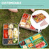melii Snackle Box, Divided Snack Container for Kids, Food Storage with Removable Dividers, Arts & Crafts, 12