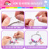 BDBKYWY Girls Charm Bracelet Making Kit, Unicorn Jewelry Supplies DIY Art Craft Set, Birthday Gifts for 3-8 Year Old