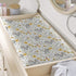 KuphiL10C Girls-16x32 Watercolor African Safari Animals Elephant Flowers Baby Changing Pad Cover, Unisex Elephant