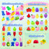 MEZHOBBY 120pcs Mochi Squishies Squishy Toy Party Favors for Kids Classroom Prize Mochi Squishy Mini Kawaii squishies