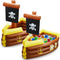 Cunhill 2 Pieces Inflatable Pirate Ship Cooler Inflatable Cooler for Halloween Pirate