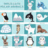 14 CiyvoLyeen Polar Animals Sewing Kit for Kids Make Your Own Winter Polar Animals Felt Plush Craft Kit Includes