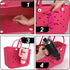 BOXOB 30oz 40oz Cup Holder for Bogg Bag, Plastic Portable Drink Holder for Stanley Cups Accessories (Rose Red)