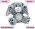 10 YH YUHUNG Easter Bunny Interactive Talking Plush Toy, Voice Repeat & Record, Songs with Flapping Ears, Volume
