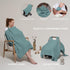Nilsa 5-in-1 100% Muslin Nursing Cover up for Breastfeeding & Baby Car Seat Cover - Breathable Breastfeeding Cover