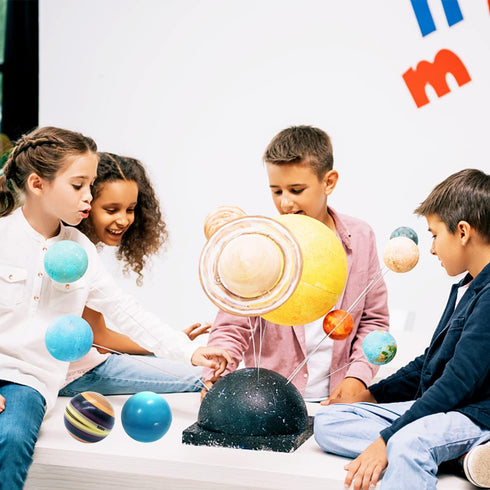 10PCS Solar System Planet Stress Balls, Stress Relief Planets and Space Ball Educational Toys for Adults and Kids