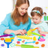 Set, 56 Sets 4-8, LCY WEDSHI Dough Tool Pcs Dough Tools for Kids Ages Dough Accessories Includes Alphabet Numbers