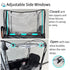 Hiviva W4 4 Stroller Rain Cover Compatible with Wonderfold Wagon, Seater Wagon Stroller Rain Cover Waterproof