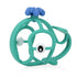 Nuby Chewy Chums All Silicone Soothing Teether, Whale for 3M+