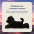 warmies Microwavable & Weighted Stuffed Animals, Black Cat - Heated Stuffed Animal Plushie for Warmth & Comfort - Cute