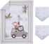 Little Love by NoJo Jungle Ride Grey, White and Brown, Monkey, Giraffe