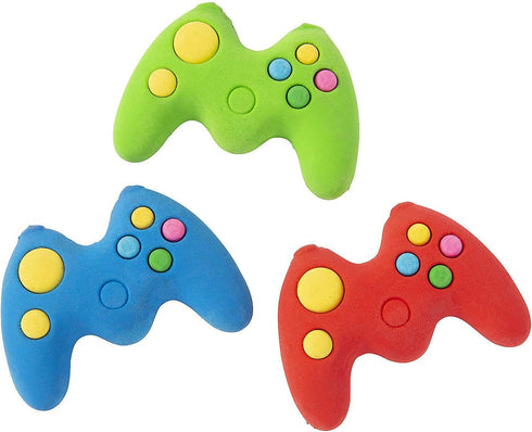 GAMER CONTROLLER ERASERS, Stationery, 24 Pieces for Fun and Creative Use