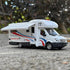 NOVAFUSION 3 4 5 6 7 8 9 4-8White Toy Campers for Kids Toy RV,Die Cast Metal Toy Camper for Year Old, Pull Back RV Toy
