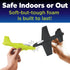 Creativity for Kids Stunt Squadron Glow-in-The-Dark Foam Fliers - Create 3 Foam Airplane Toys, STEM Kits for Ages 5-8+