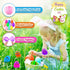 500Pcs 20 RALLYPANDA Empty Plastic Easter Eggs Bulk, Include Golden Eggs, Fillable Easter Eggs for Easter Hunt, Basket
