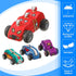 6 Set Zhanmai Pcs Wooden Toy Cars to Paint Wood DIY Car Toys Unfinished Wood Race Cars Bulk Paintable Wooden Cars