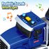 3 4 5 6 7 8 20.5" Kids Toys for Years Old Boys, Police Truck Toy with Racing Car and Helicopter, Toddler Friction