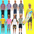 EuTengHao 25Pcs Doll Clothes for 12 Inch Boy Dolls - Includes 16 Different Wear Clothes and Accessories