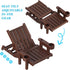 Abaodam Miniature Swimming Pool 5 Pieces Dollhouse Decoration with Beach Chair, Umbrella for DIY Fairy Garden