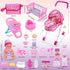 Set 12.5" 28 3-5 4-6 5-7 Baby Doll Stroller Play with Baby Dolls, Pcs Pretend Role Play Doll Accessories Including