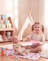 Set, 1520 Inch BABESIDE Baby Doll Diaper Bag Portable Storage with Cute Print, Perfect for Pretend Play & Role Play