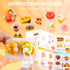 12 Set, 6+, food1) Making Miniature Food, Mini Dessert Cup Making Craft DIY Mini Food, NOT Edible, Birthday Idea
