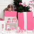 20 Pieces Doll House Furniture and Accessories Set, Mini Dollhouse Furniture 1:12 Scale Bedroom Living Room Bathroom