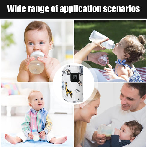 Generic Babys Milk Warmer - Portable Heating Bag, Intelligent Bottle Heater, Thermal Insulation Cover, USB Power