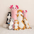 PEACH CAT Pink Long Axolotl Plush Pillow Toy, Cute Axolotl Stuffed Animal for Girls and Boys, 19.6"