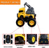 Construction Truck Toys - 4 Pack Excavator, Mixer, Crane, Dump Trucks, Push and Go Friction Powered Cars