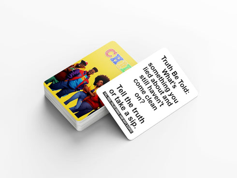 Kinfolk Chill - The Adult Drinking Game Celebrating Black Excellence, Perfect for Family Reunions and BBQs