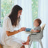 3-in-1 5-Point Ktaxon Baby High Chair, Portable Adjustable Height Highchair with Removable Dual-Layer Tray, Safety