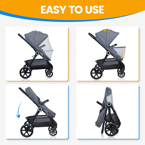 Summer Orzbow Mosquito Net for Stroller | Universal Baby Bug Net for Strollers, Car Seats, Bassinets, Cradles, Mini