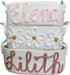 OAEUQ Custom Baby Name Basket, Baby Shower Gift Basket, Diaper Caddy For Baby