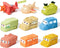 Baby Bath Toys 9 Pack Cars Floating Bath Toys Mold Free, for