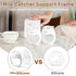 70ml NCVI Silicone Breast Milk Collector for Breastfeeding, Wearable Breast Shells for Night Use, Slim Detachable