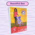 Baby Doll Stroller for Toddlers 1-3, Pink & Purple Folding Baby Toy Stroller for Dolls, Pillow Animal Toy