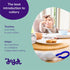 doddl Baby Spoon and Fork Set with Travel Case, Ergonomic Utensils for Self Feeding, BPA Free, Dishwasher Safe