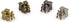 Set 8 Yellow Mountain Imports Metal Die-Cast Mexican Train Domino Train Markers