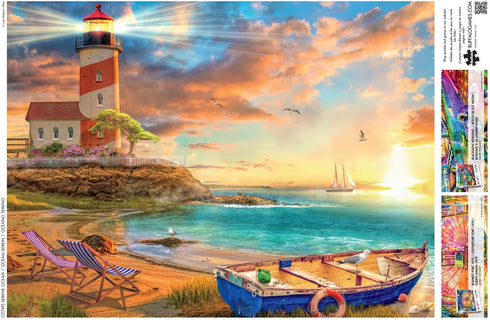 Buffalo Games - LARS - Serene Ocean - 1000 Piece Jigsaw Puzzle for Adults, Perfect for Game Nights