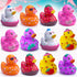 QZPQZP Rubber Ducks for Kids,12PCS Toddler Bath Toys, Baby Pool Bathtub Toys, Assorted