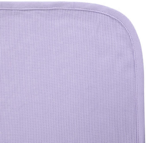 TL Care 100% Cotton Thermal Waffle Swaddle Blanket, Soft Stretchy Lavender, 30" x 40" for Boys and Girls