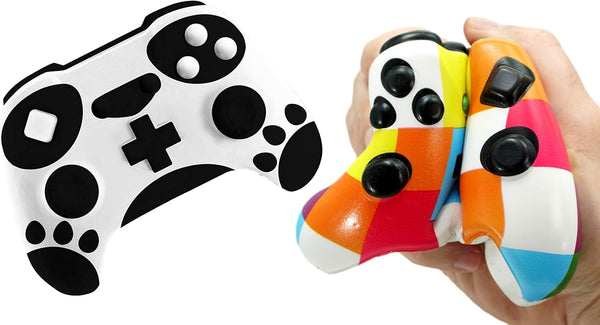 JA-RU Video Game Controller Squishy Fidget Toy (1 Controller) - Soft Slow Rising Foam Jumbo Squishies for Kids