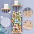Corner Stuffed Animal Storage Zoo Adjustable Natural Solid Wood Toy Organizer & Teddy Bear Holder Large Wall Plushie