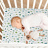 Sheet,52x28IN Pfrewn Christmas Crib Sheets for Boys Girls Green Rustic Fir Trees Fitted Crib Sheet Fits Standard Crib