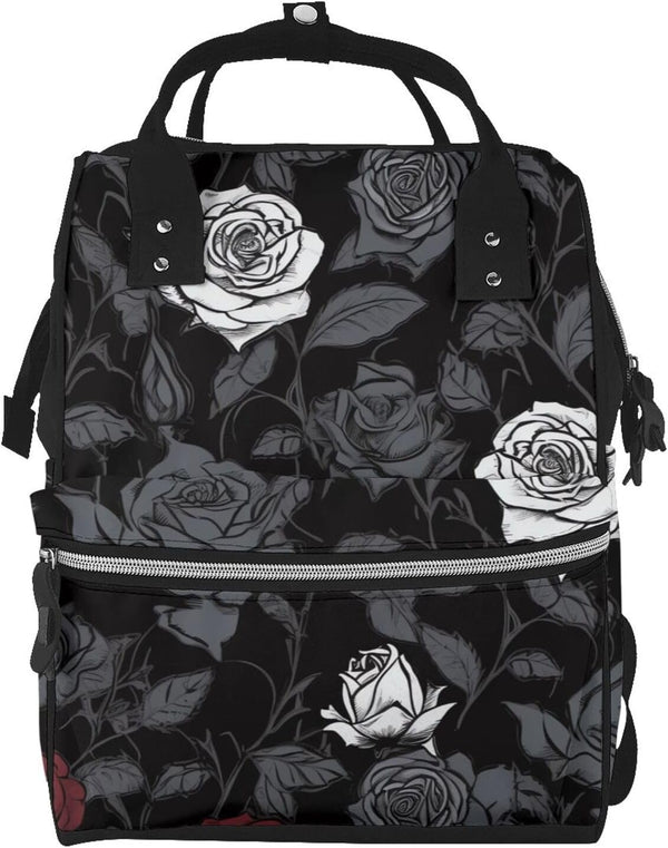 KLOPH Diaper Bag Backpack Rose gothic Mommy Bag Multifunction Travel Pack Maternity Baby